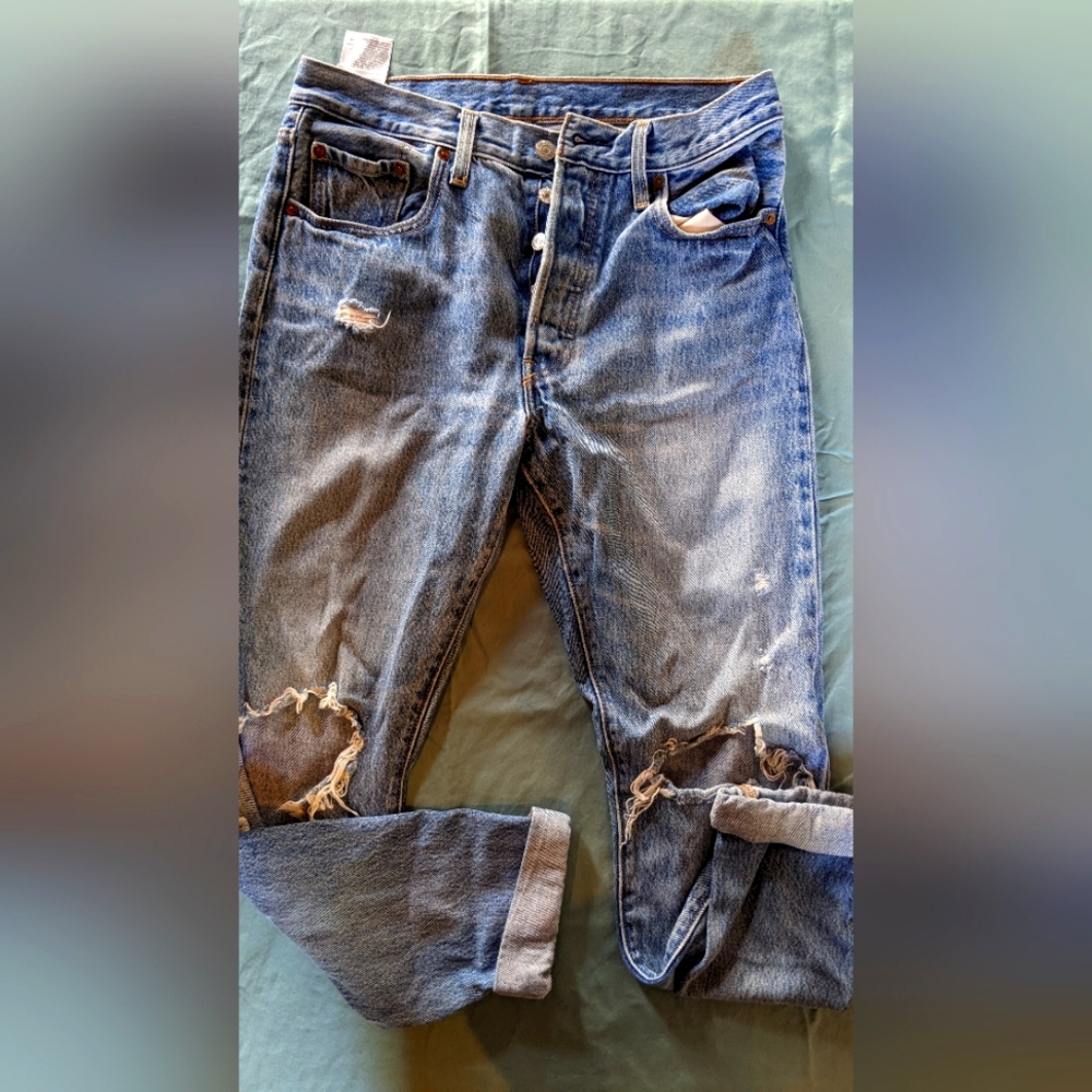Levi's Distressed Jeans